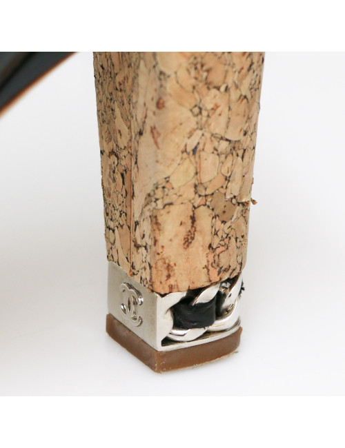 Boots ouvertes CHANEL T41