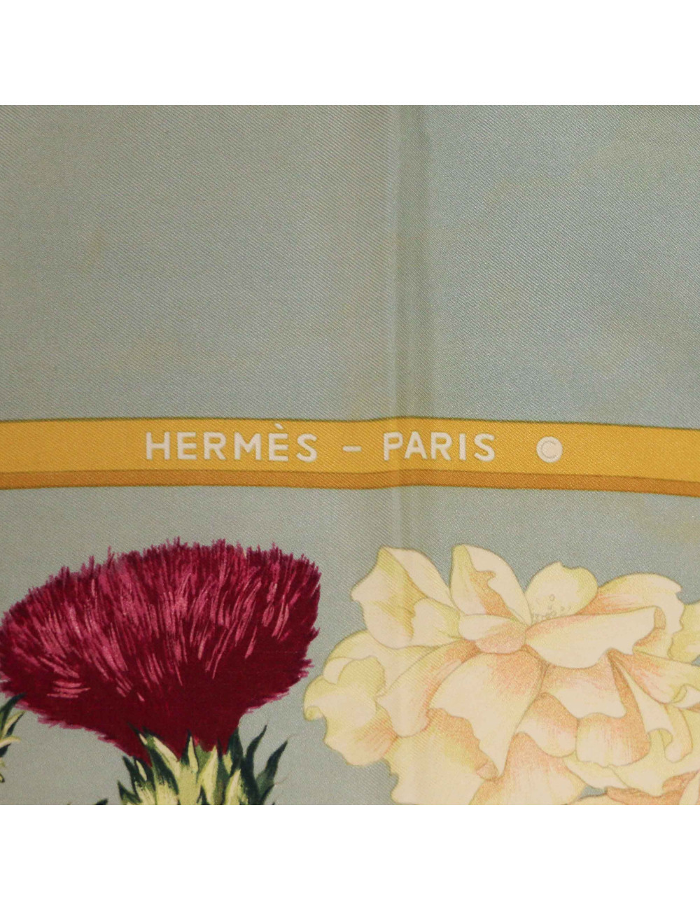 HERMES Régina silk square scarf