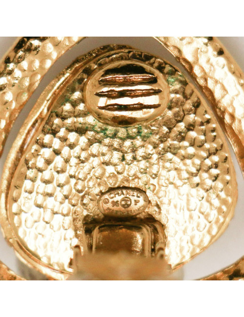 Clips CHANEL mauve transparent