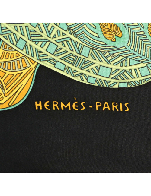 Carré HERMES Art de Steppes soie
