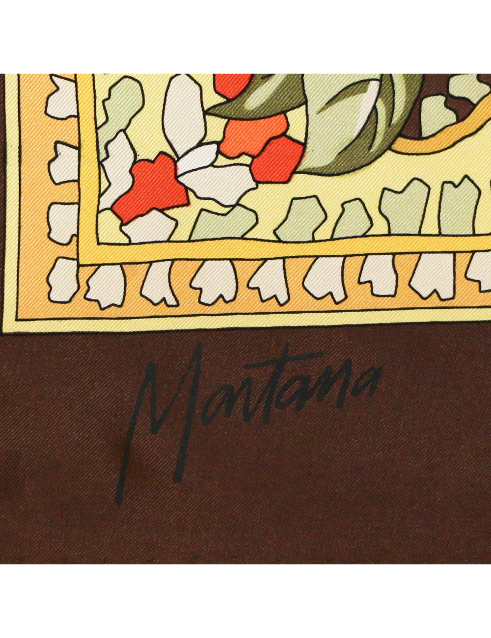 MONTANA silk square scarf