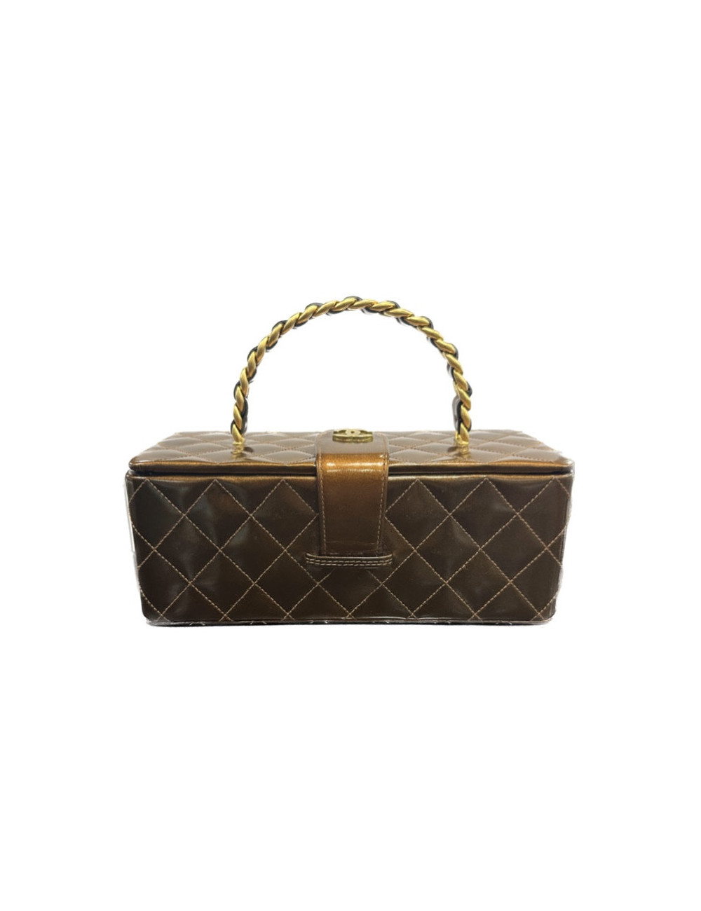 CHANEL Vanity case bronze irisé