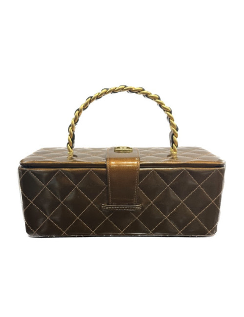 CHANEL Vanity case bronze irisé