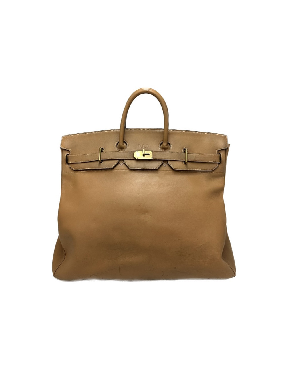 HAC 50 HERMES cuir naturel