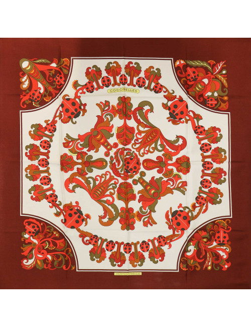 Carré HERMES Coccinelles