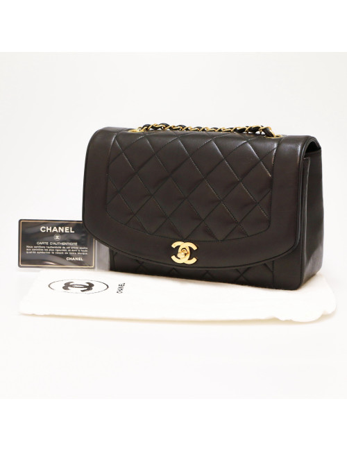 Sac classique Diana CHANEL noir