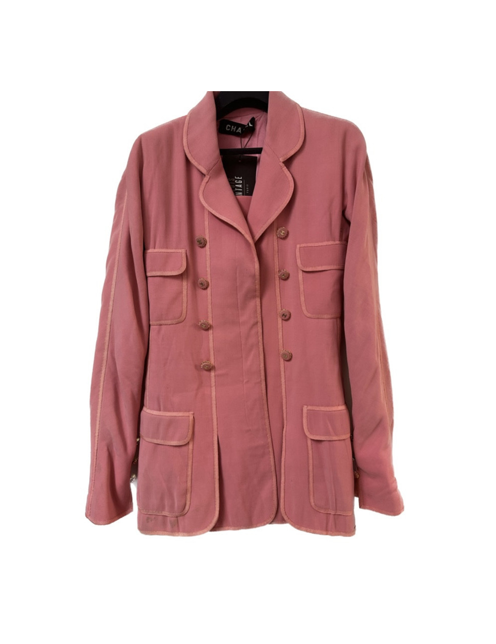 Tailleur CHANEL Couture rose