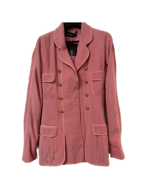Tailleur CHANEL Couture rose