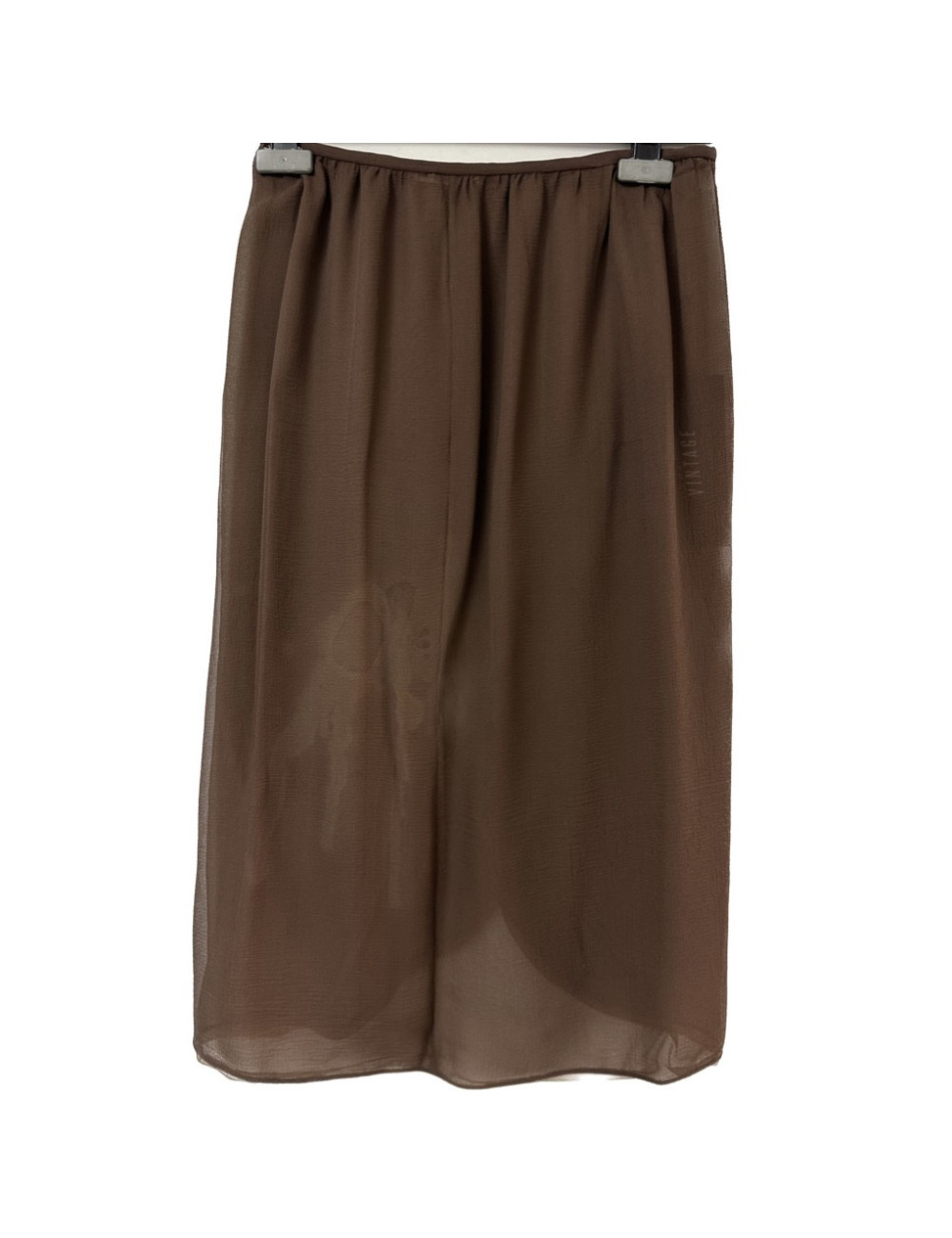 Jupe YSL Couture soie portefeuille