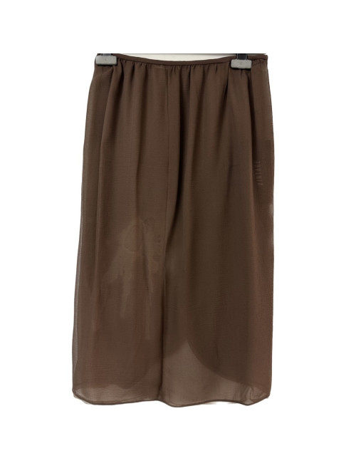 Jupe YSL Couture soie portefeuille