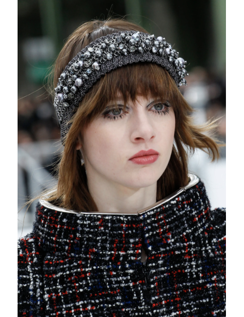 Veste en tweed CHANEL t40 noir, rouge, blanc bleu