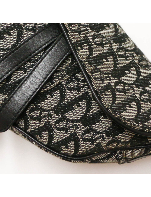 Saddle DIOR toile oblique Vintage