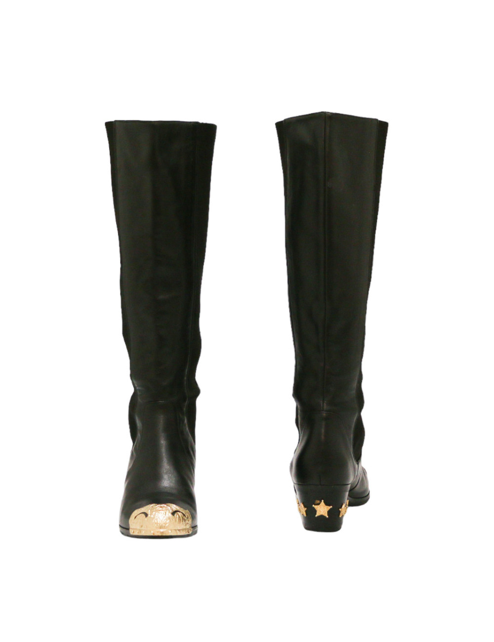 Bottes T 38 CHANEL Paris-Dallas noires