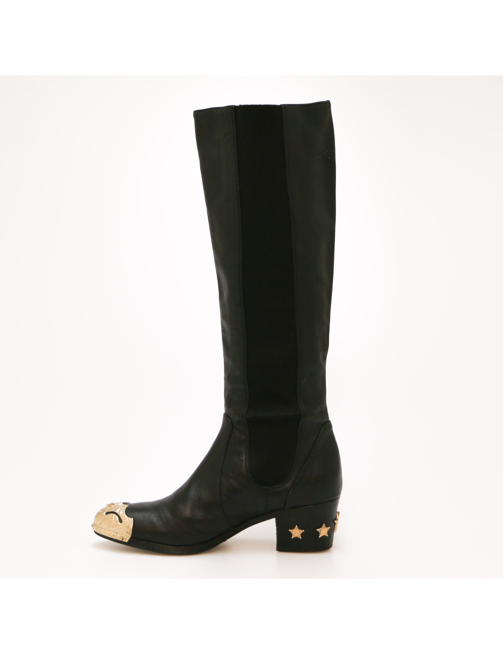 CHANEL Paris-Dallas black boots, size 38