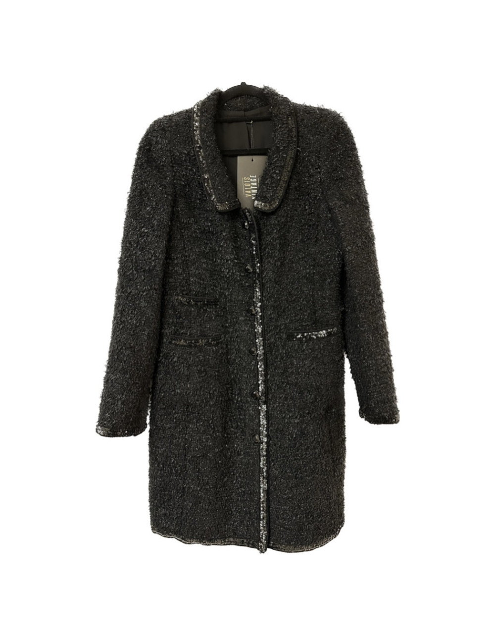Manteau noir sequins