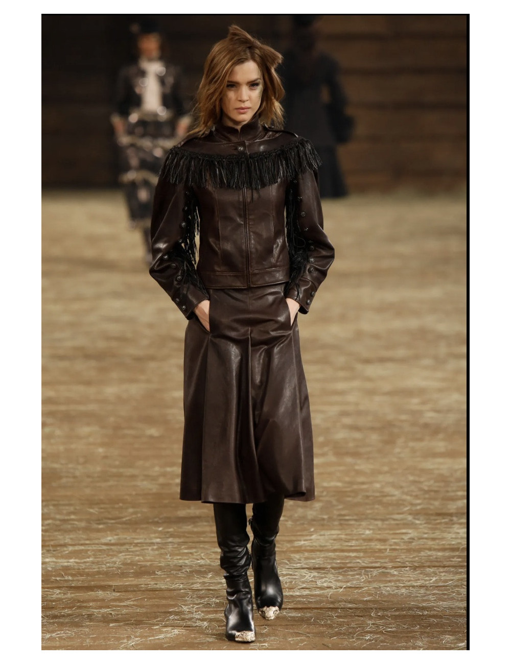 Bottes T 38 CHANEL Paris-Dallas noires