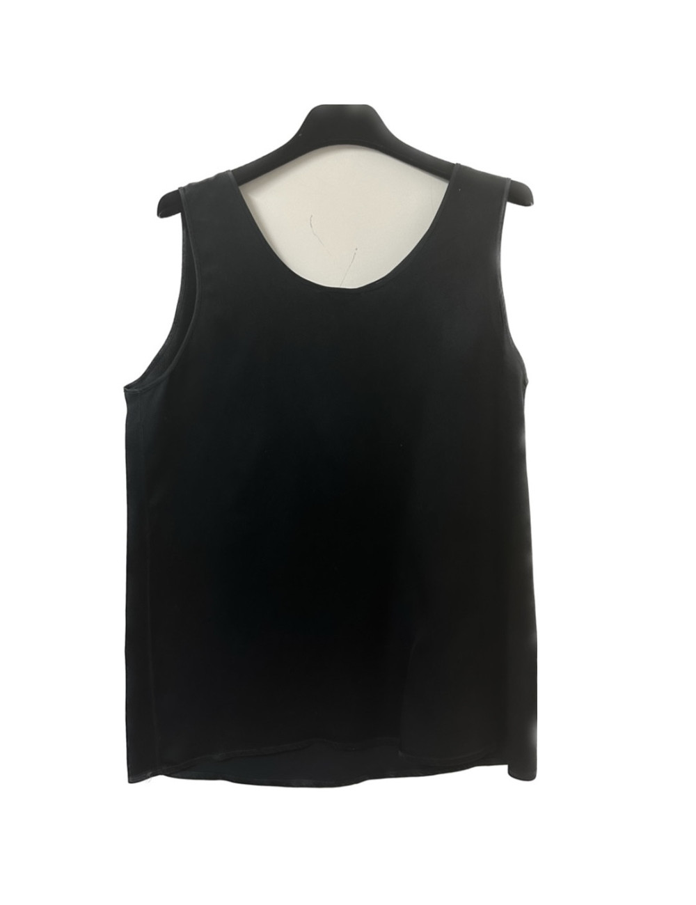 Blouse T42 CHANEL soie noire 