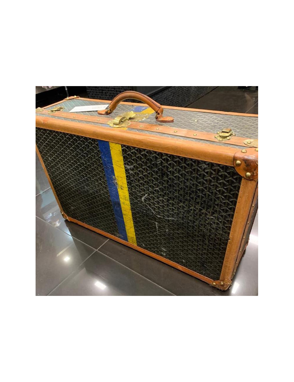 Valise GOYARD rigide Vintage