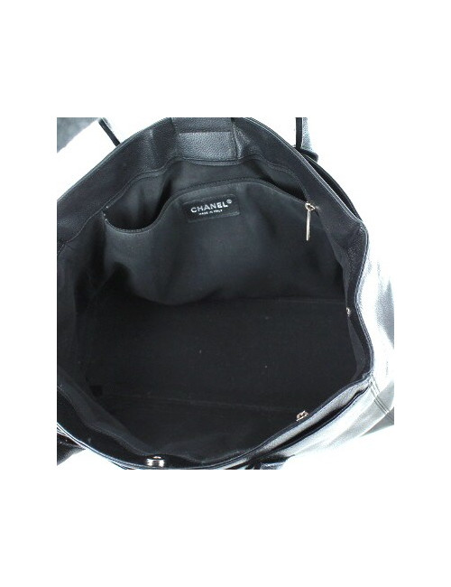 sac CHANEL veau grainé  noir