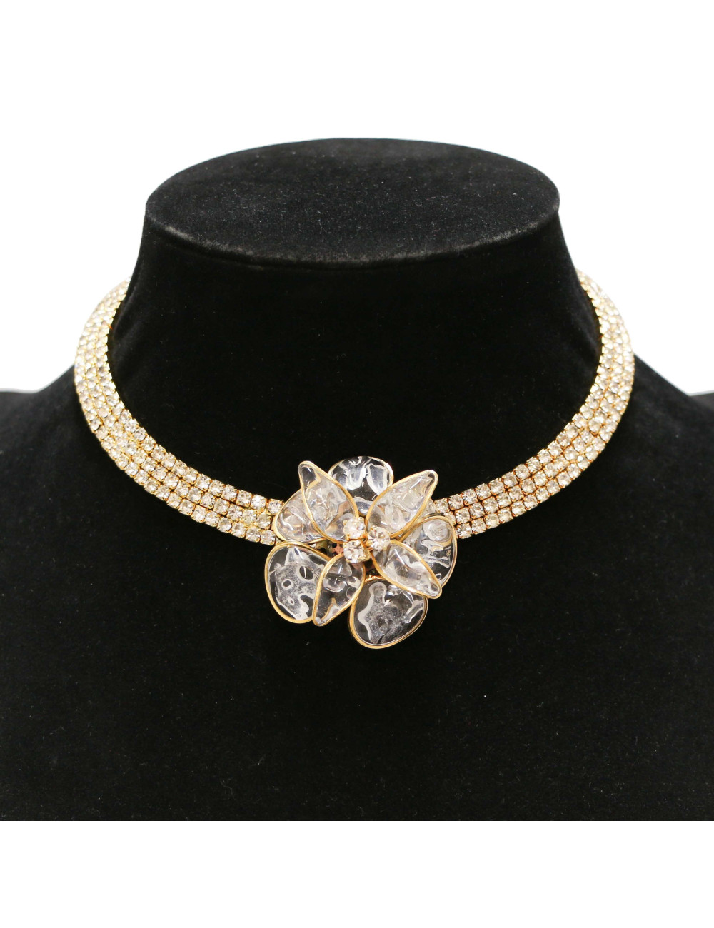 Collier MARGUERITE DE VALOIS pâte de verre