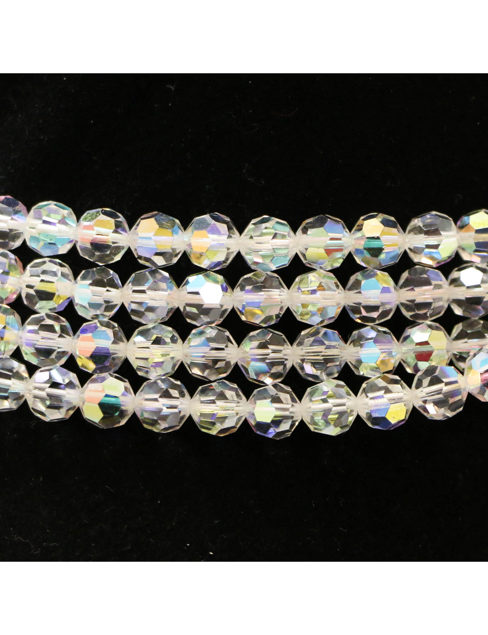 CHANEL Vintage layered Swarovski crystals necklace