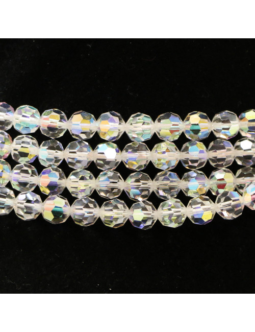 CHANEL Vintage layered Swarovski crystals necklace