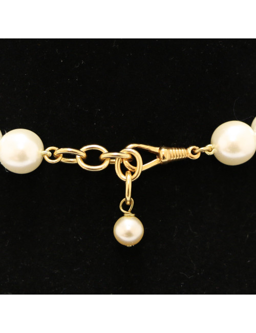  MARGUERITE DE VALOIS molten glass camellia necklace