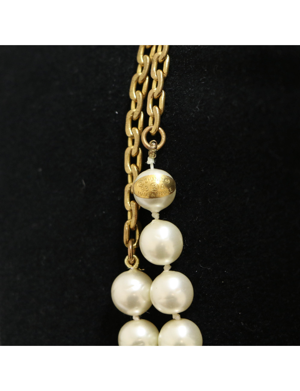 Sautoir CHANEL Vintage perles nacrées