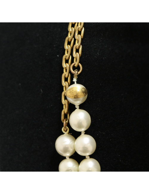 Sautoir CHANEL Vintage perles nacrées