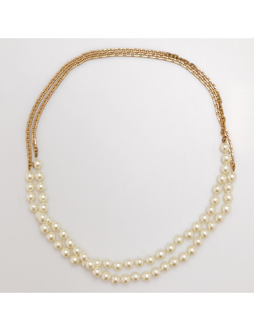 Sautoir CHANEL Vintage perles nacrées