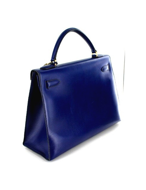 kelly HERMES k32 box bleu