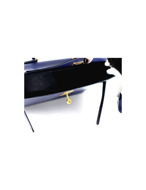 kelly HERMES k32 box bleu