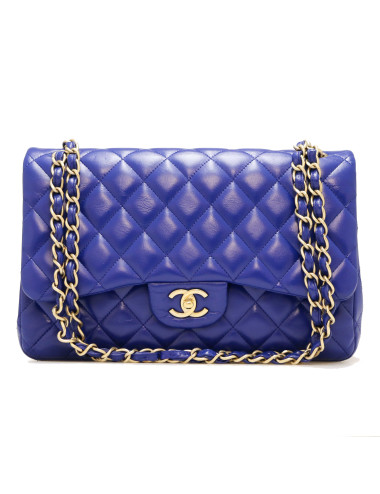 Jumbo CHANEL cuir d'agneau 