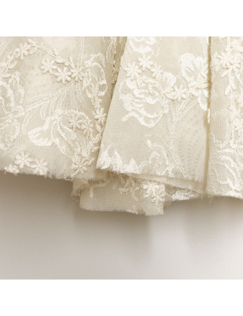 Robe GIAMBATTISTA VALLI haute couture dentelle écrue