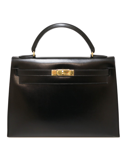 Sac HERMES Kelly 32 box vintage