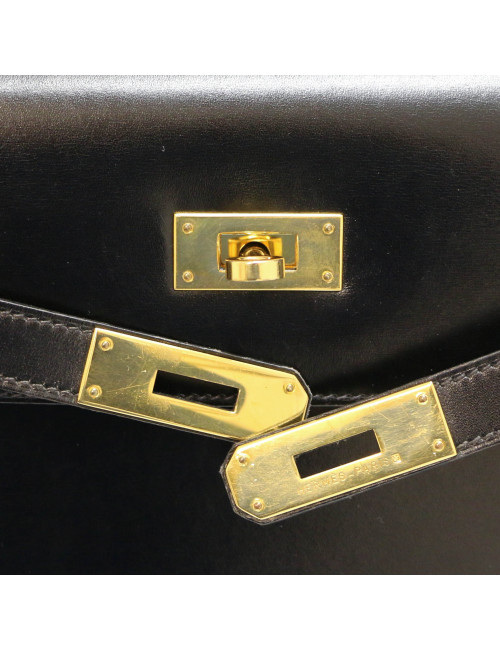 Sac HERMES Kelly 32 box vintage