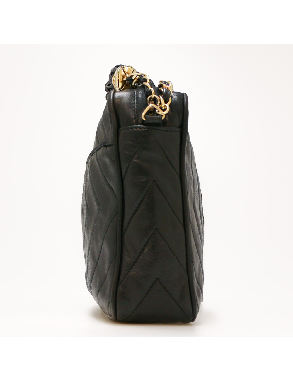 Caméra CHANEL chevron noir