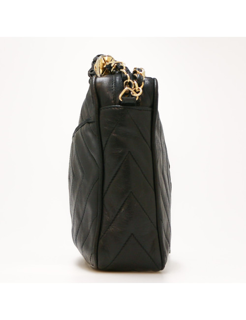 Caméra CHANEL chevron noir