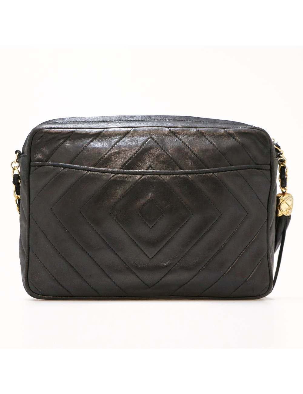 Caméra CHANEL chevron noir