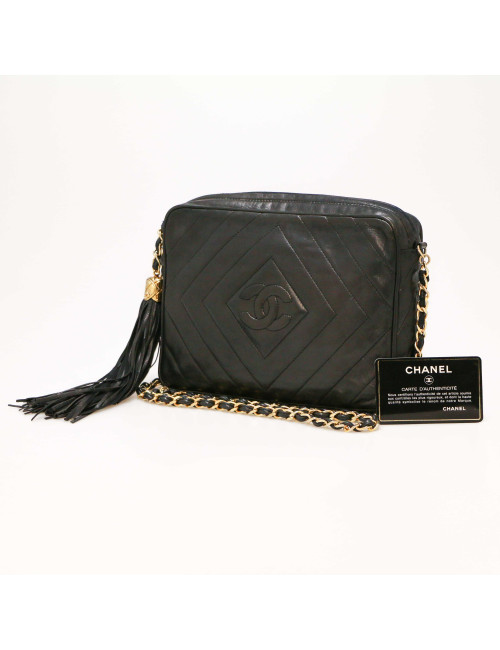 Caméra CHANEL chevron noir