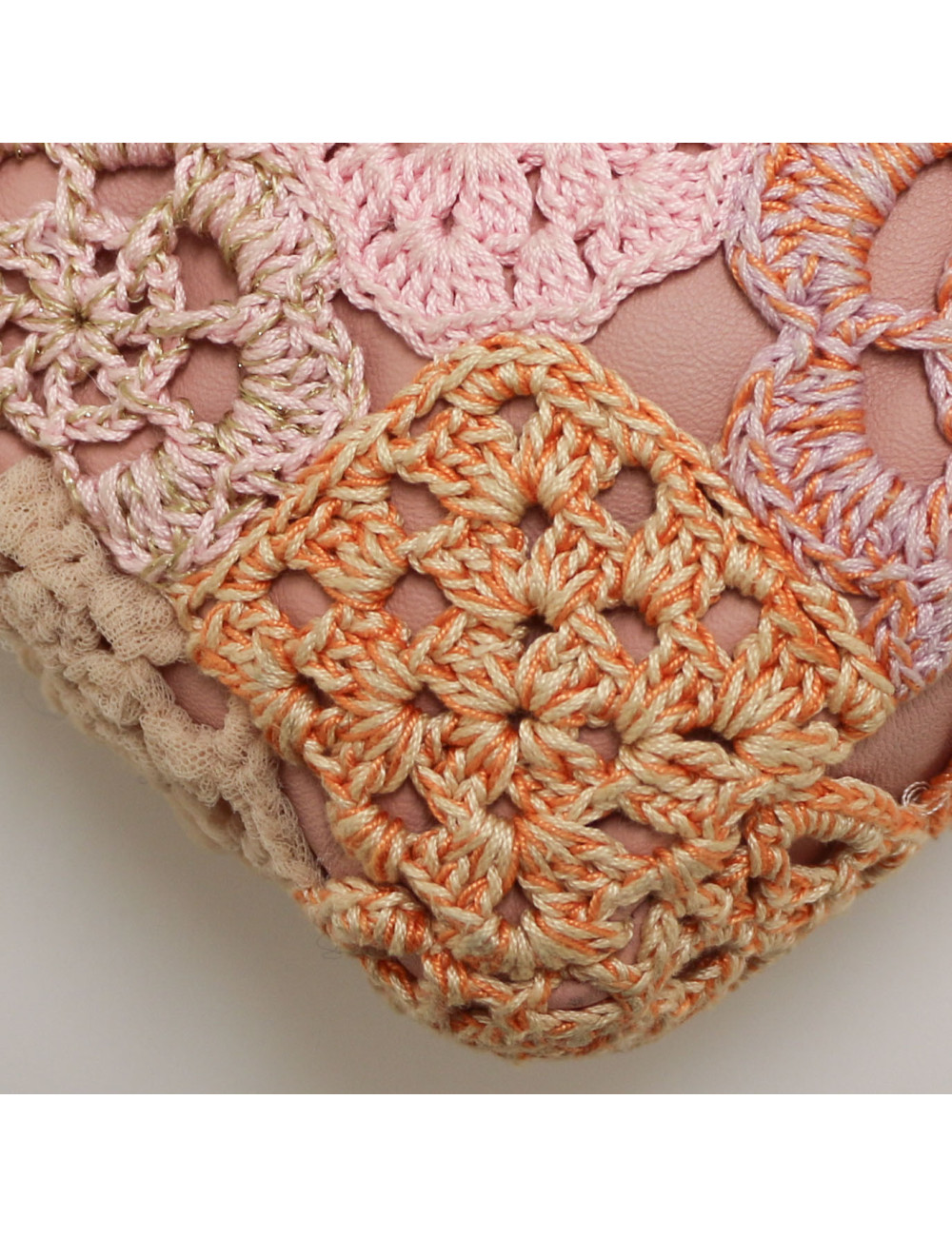 Sac CHANEL crochet rose 