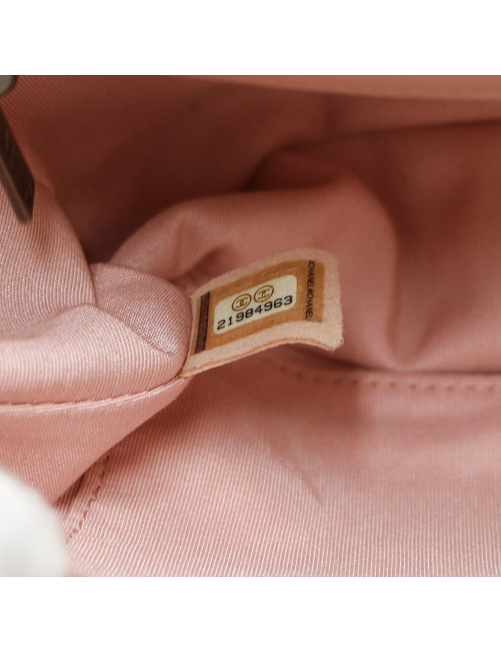 Sac CHANEL crochet rose 