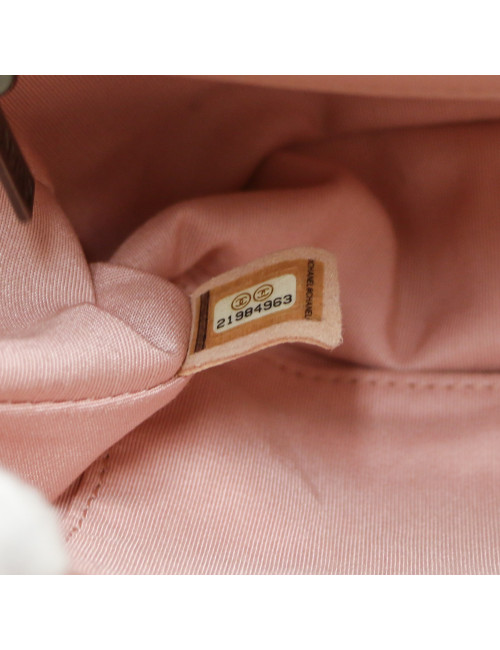 Sac CHANEL crochet rose 