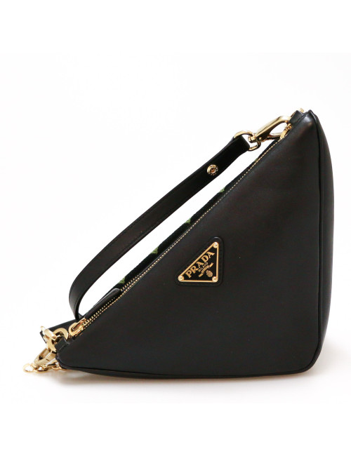 Mini sac Prada Symbole en cuir et tissu