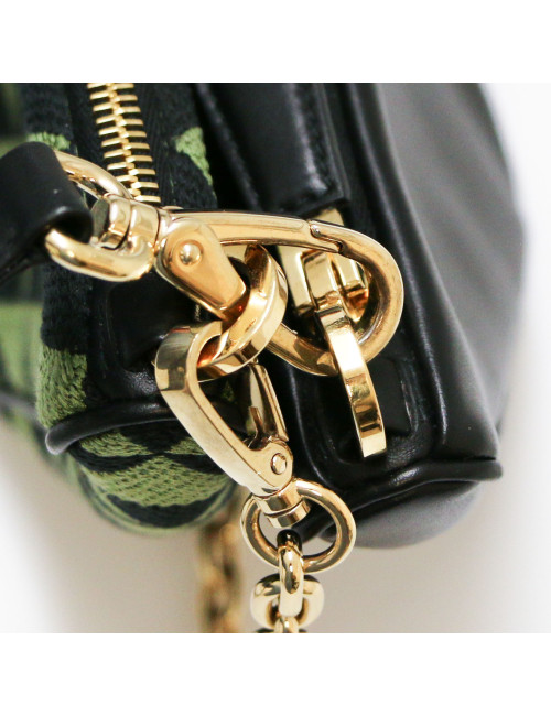 Mini sac Prada Symbole en cuir et tissu