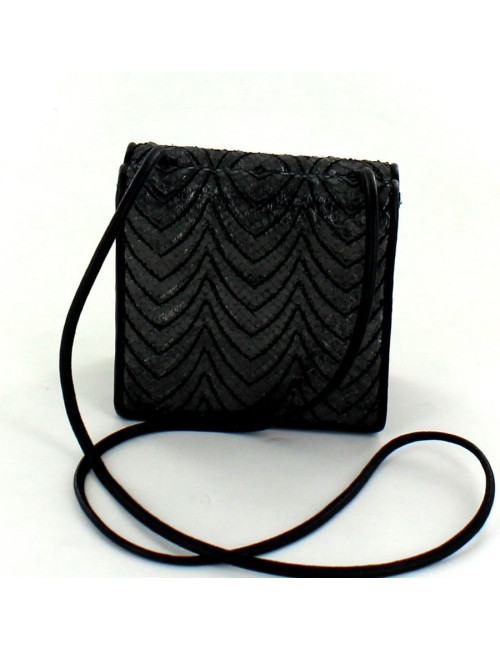 mini sac YVES SAINT LAURENT en python platine