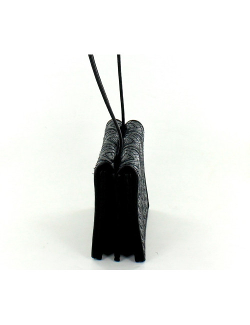 mini sac YVES SAINT LAURENT en python platine