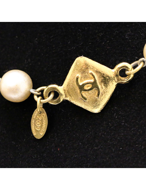 Sautoir CHANEL perles vintage
