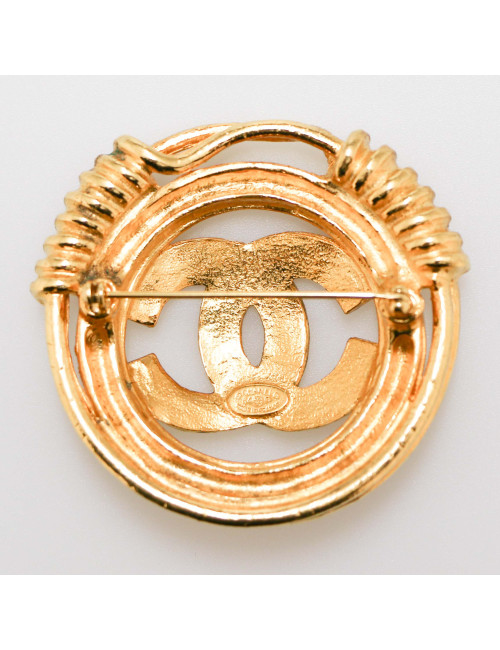 Vintage CHANEL CC Brooch