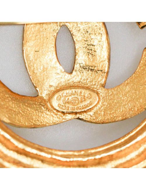 Vintage CHANEL CC Brooch